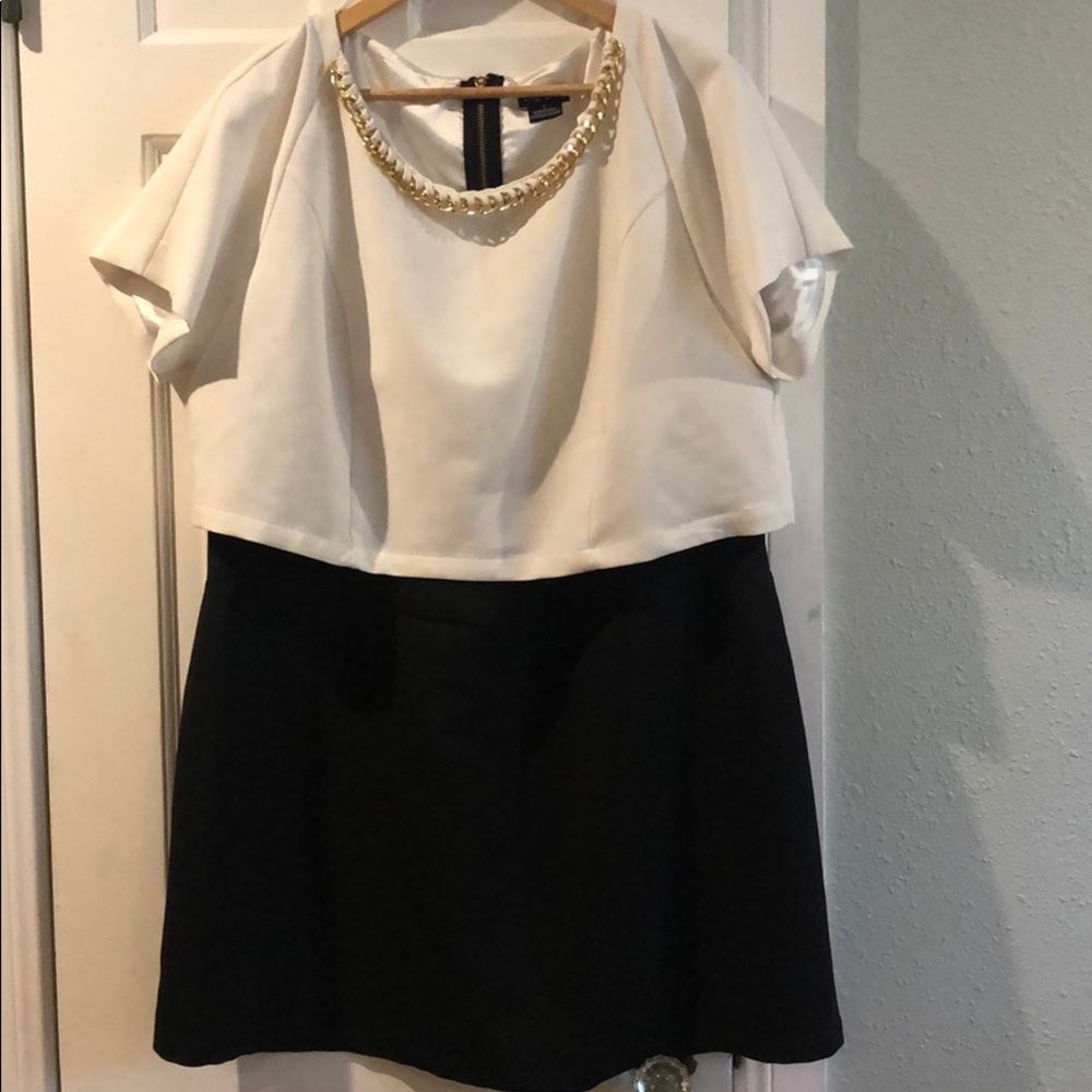 4. Citi Chic Black and white dress